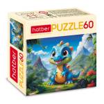 Пазлы 60 эл. Хатбер Веселый Дино 60ПЗ5_34461