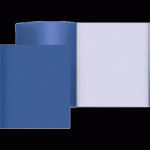 Папка с 100 карманами Attomex 3107003 синяя