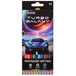 Карандаши цв. 12 цв. deVENTE Turbo Galaxy 2М 5022620