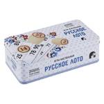 Игра настольная ТРИ СОВЫ Русское лото с бочонками мет. коробка НИ_66976