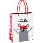 Пакет подарочный MESHU Funny rat 18х23х10см MS_61569