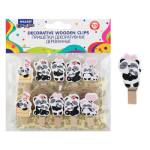 Прищепки декоративные М-1536 10 шт. Pandas