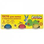 Тесто для лепки 3 цв. 90 гр. ТЛКМ-03