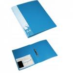 Папка с 2-мя кольцами 18 мм Бюрократ 0818/2RBLU 816516 синий