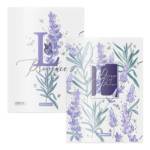 Папка-уголок А4 ЕК Lavender 55106 набор 4 шт. ассорти
