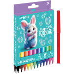 Фломастер 24 цв. deVENTE Little Rabbit картон.короб. 5083626