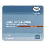 Карандаши цв. худож. 12 цв. Гамма Студия цельнографитные в мет.пенале 220822_12