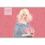 Альбом д\рис. 40 л. Канц-Эксмо Красивая девушка мел. карт. АБ402333 110 гр/м