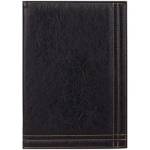 Папка адресная OfficeSpace А4 кожзам с отстрочкой черный 284777