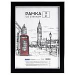 Фоторамка 15x21 OfficeSpace пластик черная РП489_06629