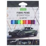 Фломастер 12 цв. Hatber Скорость FP_071098