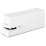 Степлер №24/6 26/6 Deli TA750 до 20 л. белый электрический (двойное питание)