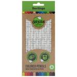 Карандаши цв. 12 цв. Berlingo Super soft Green series из переработ.бумаги  SSA0712