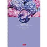 Тетрадь А4 96 л. (спираль) Хатбер Красота цветения с микроперф. 96Т4В1гр 