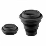 Стакан для ИЗО deVENTE School 8071304 силикон черный