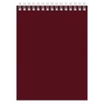 Блокнот А5 60 л. (спираль) БиДжи Для конференций бордо  Б5гр60 8590