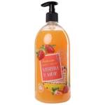 Мыло-крем жидкое 1 л. Душистый колокольчик Клубника и банан с дозат. 50263