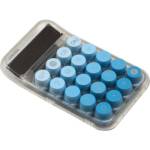 Калькулятор настольный deVente 10 разр. 125x150x18мм голубой DD-1/4031404