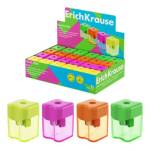 Точилка ErichKrause Wave mini неон с контейнером 60058