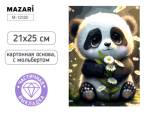 Мозаика алмазная 21х25 Панда М-12320