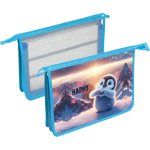 Папка для труда А4 deVENTE 8057554 Happy Pinguin на молнии сверху