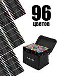Набор маркеров 96 цв. МП-2880 двухсторон. для скетчинга COLORFUL TONES скош/пулев. блендер