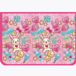 Папка для тетрадей А4 ПМ-А4-291 молния сверху Розовые стикеры