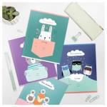 Тетрадь 12 л. (линия) MESHU Сute animals MS_50153