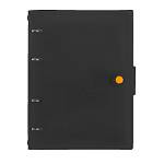 Тетрадь 80 л. А5 на кольцах К-Э Favorite Black на кнопке ТКПФ805635