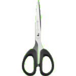 Ножницы 18 см  Attomex пластик кольца 4091302