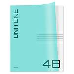 Тетрадь 48 л. (клетка) БиДжи UniTone. Neon пластиковая обложка неон голубой Т5ск48_пл 12472