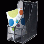 Лоток вертикальный 2 отд. металлич. deVENTE 3041001 черный