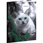 Ежедневник А5 80 л. П-П Зеленоглазый кот 7БЦ 80-6761