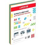 Бумага ксер. А4 250 л. 80гр. deVENTE 2072806 5 цв. медиум ассорти
