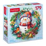 Пазлы 179 эл. Хатбер Румяный снеговик 179ПЗк4_35279