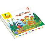 Пластилин 12 цв. Мульти-Пульти Енот в сказке МП_41710 120 гр