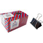 Зажим канц. 60 мм Attomex 4131500 черный (ЦЕНА ЗА УПАКОВКУ 6 шт)