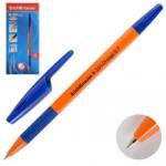 Ручка шариковая EК 0,7 R-301 GRIP Orange Stick 39531 синий