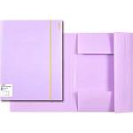 Папка на резинках deVENTE 3070803 Pastel сиреневая