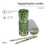 Карандаш ч/гр. FLORA Сказочный лес 4В JUMBO 21-0062/31