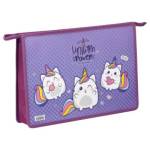 Папка для труда А4 ArtSpace Unicorn Power 2 отд. молния ПТР-22 48948