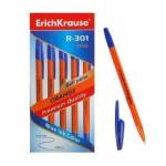 Ручка шариковая EК 0,7 R-301 ORANGE Stick 43194 синяя