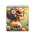 Скетчбук 166х175 80 л. (спираль) Светоч 120г/м2 Цветочная фея 01361