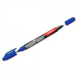 Маркер перман. Berlingo 0,5/1мм MultilineРЕ55 двухсторон. синий 07102