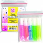 Гель 5 цв. 5 мл Луч с блестками неон 12С 886-08