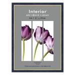 Фоторамка 21х30 Interior Office пласт. бирюза со стеклом 584 