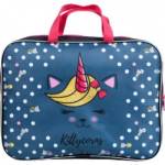 Папка для тетрадей А4 deVENTE 3075102 KittyCorn с ручками