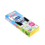 Домино пластиковое 28 фишек Синий трактор