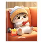 Дневник мл. кл. БиДжи Чиловый котик тверд. 7БЦ Д5т48_лг 06339