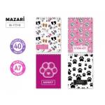 Блокнот А7 40 л. (спираль) Лапки М-17318